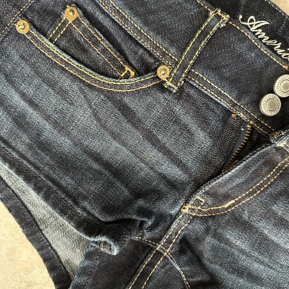 Denim Shorts American Eagle Low Waist Size 0 - Picture 4 of 5